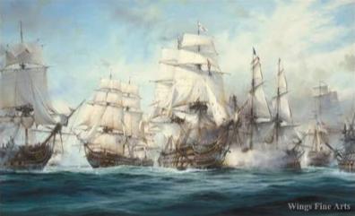 Battle Of Trafalgar by Robert Taylor - Aviation Art