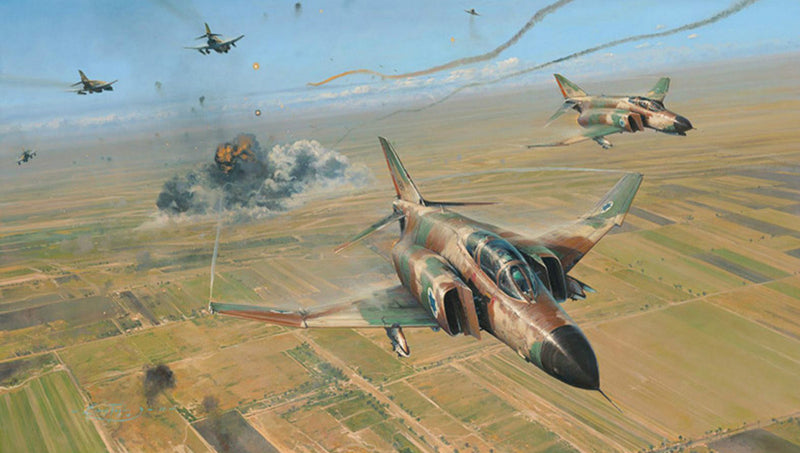 Attack on the Hiei by Robert Taylor - Aviation Art