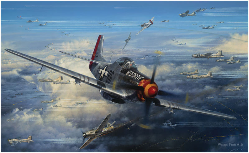 Victory Over Gold - Over The Normandy Beaches by Nicolas Trudgian