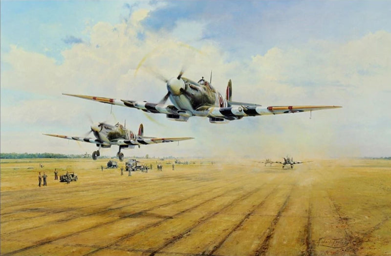 Return to Kimbolton - Aviation Art by John Shaw