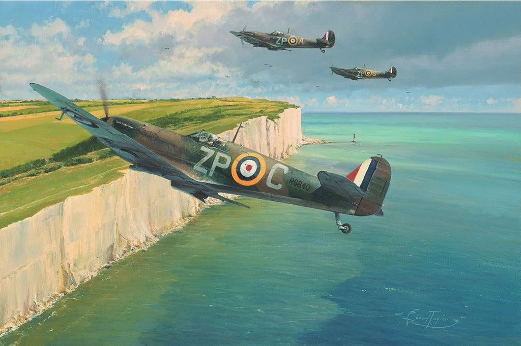 This Sceptred Isle by Robert Taylor - Aviation Art of the Hurricane and Spitfire Fighters of the RAF