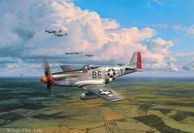 American Eagles P-51 by Robert Taylor - Aviation Art