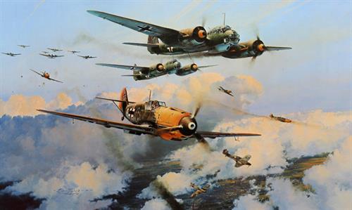 Assault On The Capital Aviation Art by Robert Taylor