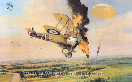 Balloon Buster by Robert Taylor - Aviation Art