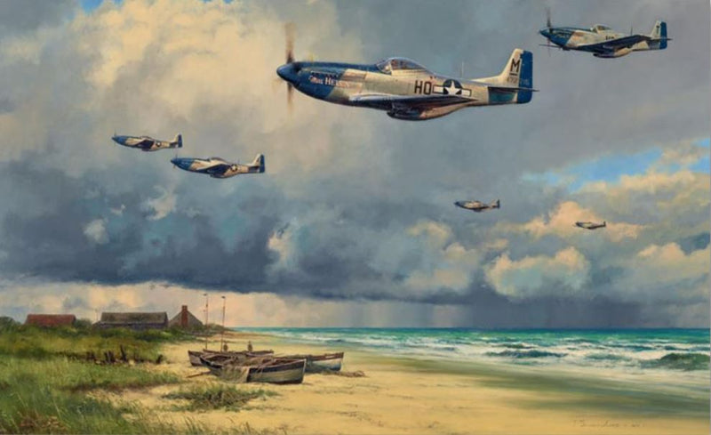 Among the Columns of Thor by William S Phillips - Aviation Art