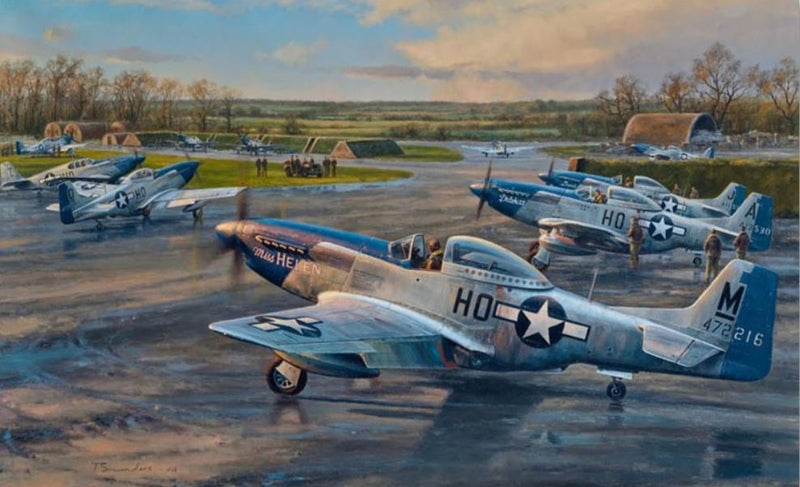 Headlong Into The Clash by Robert Taylor - Aviation Art