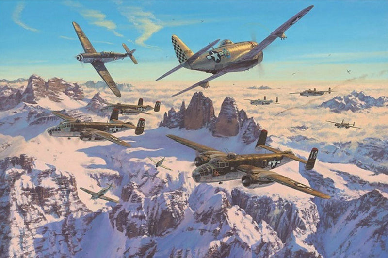 Deadly Pass by Anthony Saunders - Aviation Art