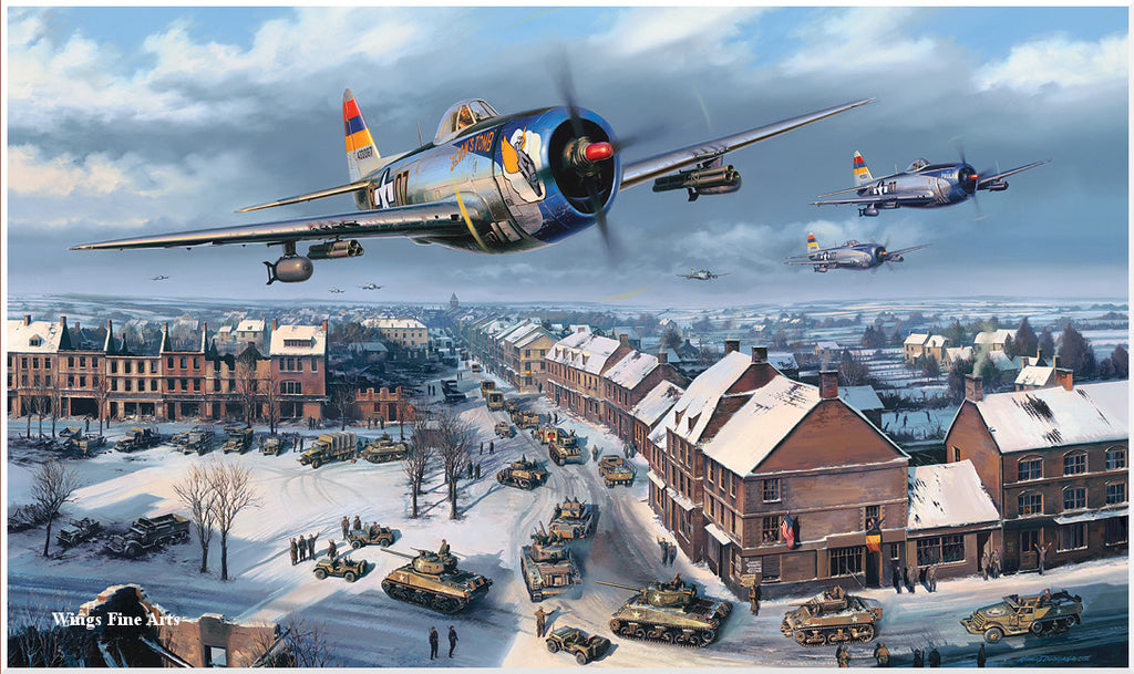Defenders of Bastogne by Nicolas Trudgian -  Aviation Art