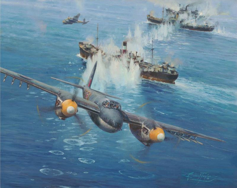 Devastating Strike  By Robert Taylor - Aviation Art