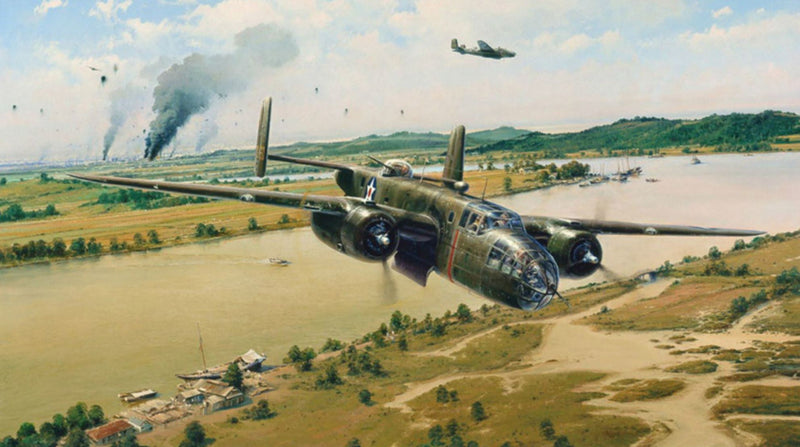 Doolittle Raiders - aviation art by Robert Taylor of the B-25 Doolittle Raiders