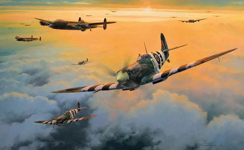 Escort to Normandy - Spitfires & Lancaster