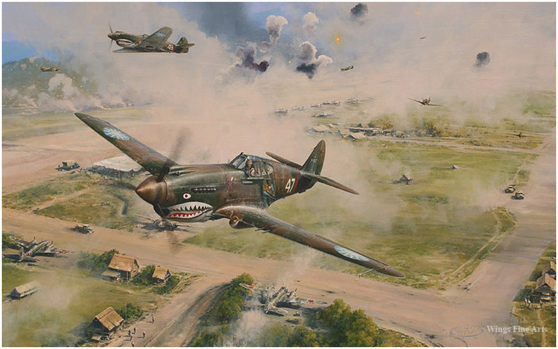 Flying Tigers by Richard Taylor -  Aviation Art