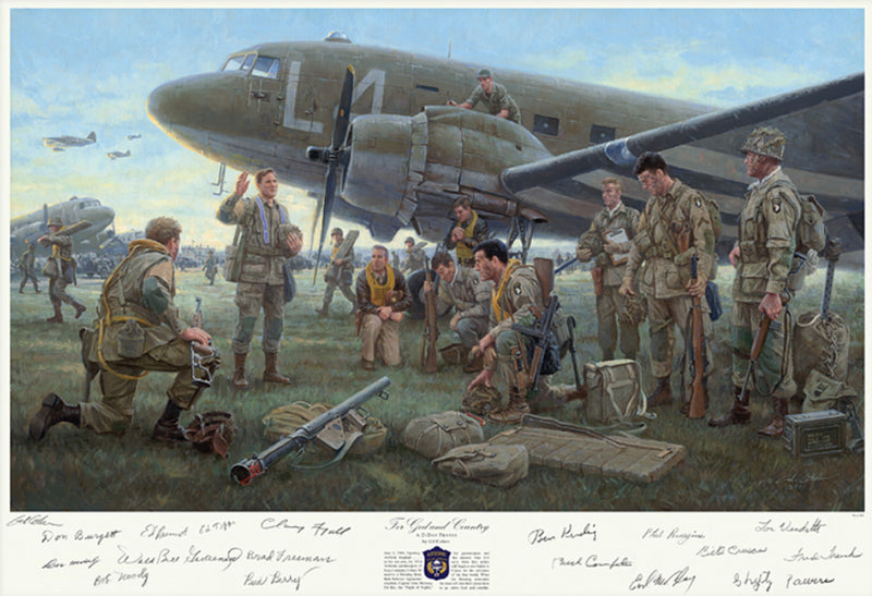 For God and Country By Gil Cohen - Aviation Art