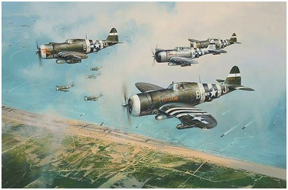 Hell Hawks Over Utah by Robert Taylor - Aviation Art