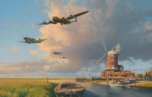 Home Again England - Aviation Art by Robert Taylor