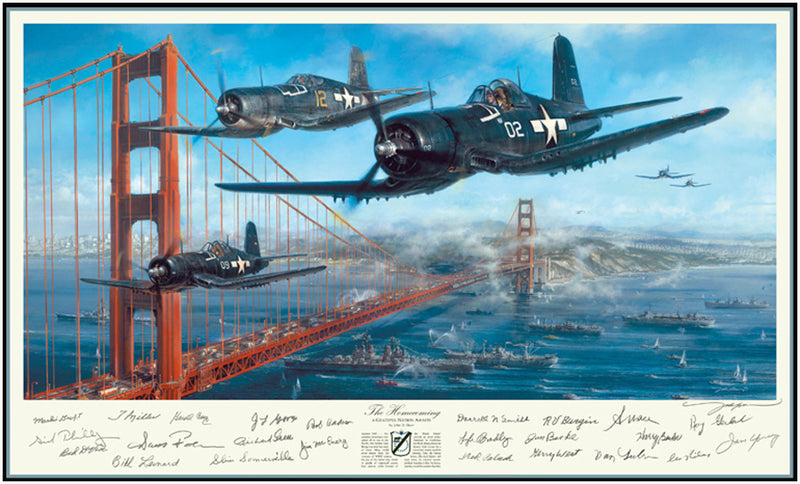 The Unlimited - The Giclee Canvas  by John Shaw - Aviation Art