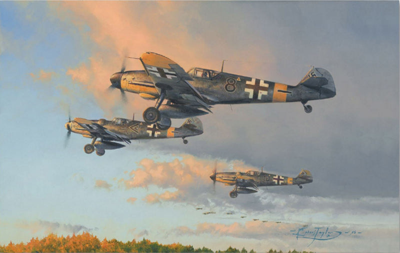 Hunters at Dawn by Robert Taylor - Aviation Art