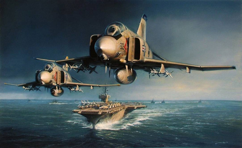 Sunset Recovery by William S Phillips - Aviation Art