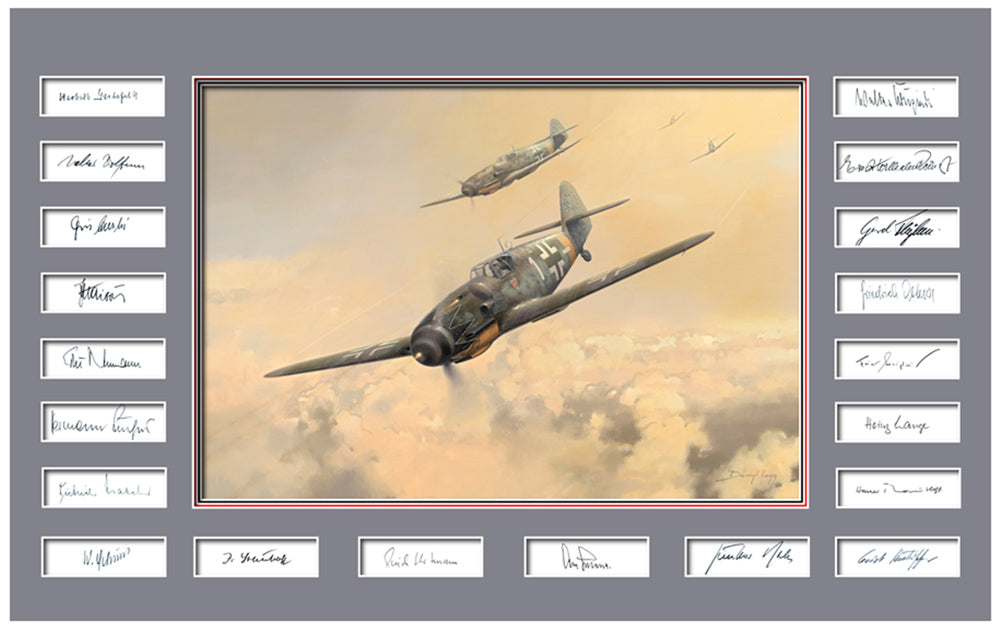 Karaya 1 JG52 - Luftwaffe Trilogy by Darry Legg, Me109 of the Luftwaffe