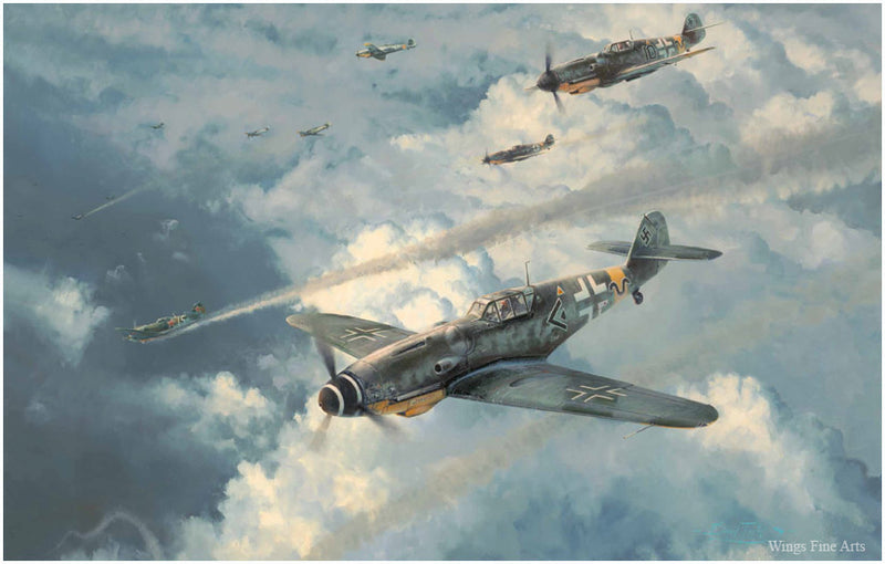Knight of the Reich by Robert Taylor - Aviation Art of the Me109 of the Luftwaffe