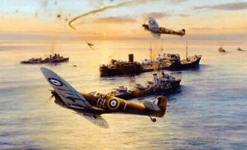 The Gallant Ohio by Robert Taylor - Aviation Art of Spitfires of the RAF