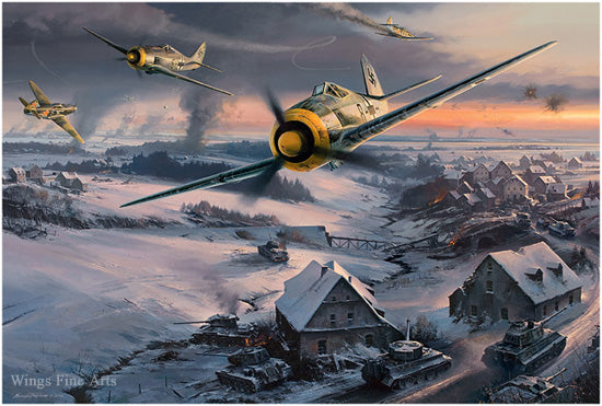 Slowing The Red Tide by Nicolas Trudgian - Luftwaffe Art