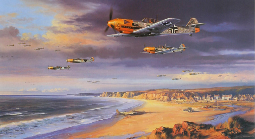 The Storm Clouds Gather by Nicolas Trudgian - Ar of Me109 Luftwaffe