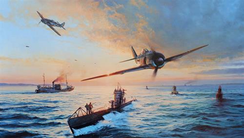 The Homecoming by Robert Taylor - Aviation Art of the FW190 Luftwaffe Fighter